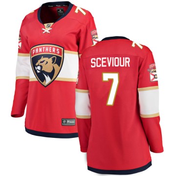 Breakaway Fanatics Branded Women's Colton Sceviour Florida Panthers Home Jersey - Red