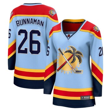 Breakaway Fanatics Branded Women's Connor Bunnaman Florida Panthers Special Edition 2.0 Jersey - Light Blue