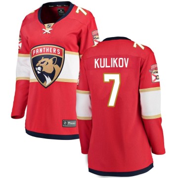 Breakaway Fanatics Branded Women's Dmitry Kulikov Florida Panthers Home Jersey - Red