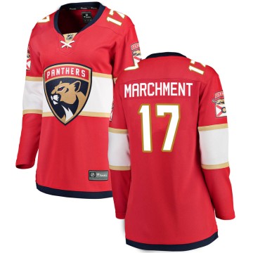 Breakaway Fanatics Branded Women's Mason Marchment Florida Panthers Home Jersey - Red