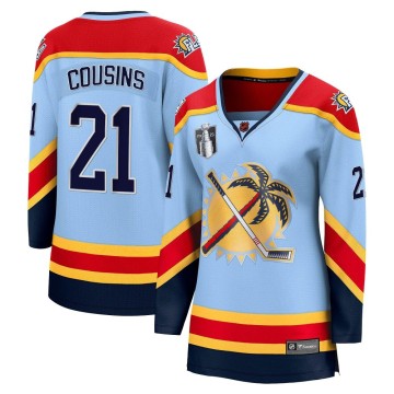 Breakaway Fanatics Branded Women's Nick Cousins Florida Panthers Special Edition 2.0 2023 Stanley Cup Final Jersey - Light Blue