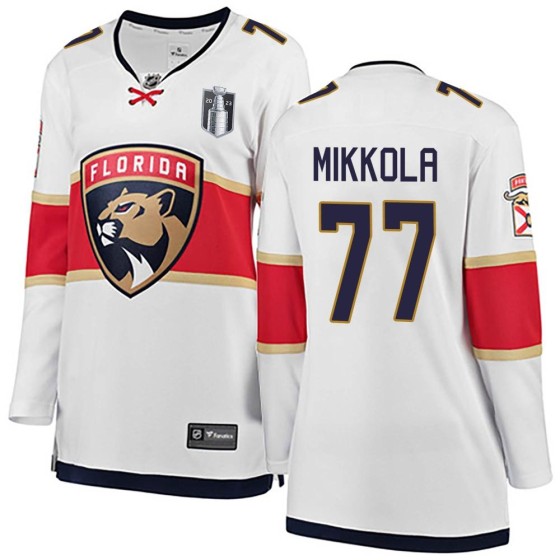 Breakaway Fanatics Branded Women's Niko Mikkola Florida Panthers Away 2023 Stanley Cup Final Jersey - White
