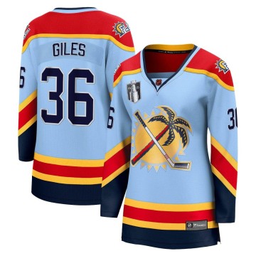 Breakaway Fanatics Branded Women's Patrick Giles Florida Panthers Special Edition 2.0 2023 Stanley Cup Final Jersey - Light Blue