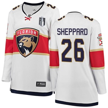 Breakaway Fanatics Branded Women's Ray Sheppard Florida Panthers Away 2023 Stanley Cup Final Jersey - White