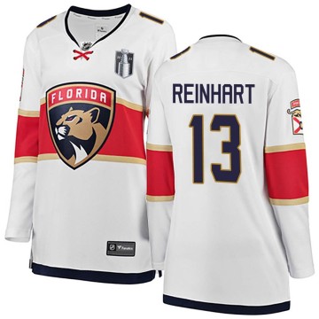 Breakaway Fanatics Branded Women's Sam Reinhart Florida Panthers Away 2023 Stanley Cup Final Jersey - White