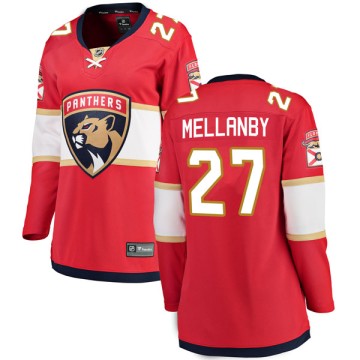 Breakaway Fanatics Branded Women's Scott Mellanby Florida Panthers Home Jersey - Red