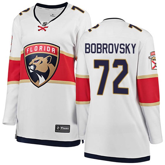 Breakaway Fanatics Branded Women's Sergei Bobrovsky Florida Panthers Away Jersey - White