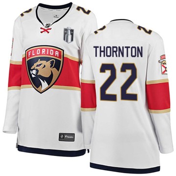 Breakaway Fanatics Branded Women's Shawn Thornton Florida Panthers Away 2023 Stanley Cup Final Jersey - White