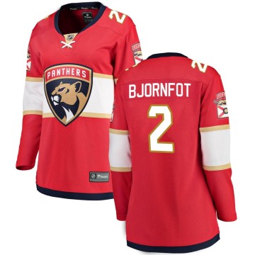 Breakaway Fanatics Branded Women's Tobias Bjornfot Florida Panthers Home Jersey - Red