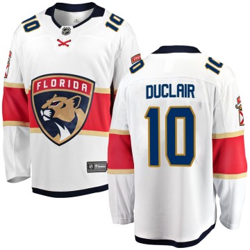 Breakaway Fanatics Branded Youth Anthony Duclair Florida Panthers Away Jersey - White