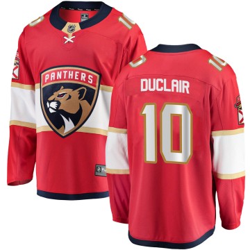 Breakaway Fanatics Branded Youth Anthony Duclair Florida Panthers Home Jersey - Red