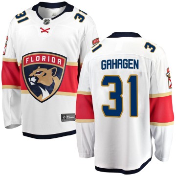 Breakaway Fanatics Branded Youth Christopher Gibson Florida Panthers Away Jersey - White