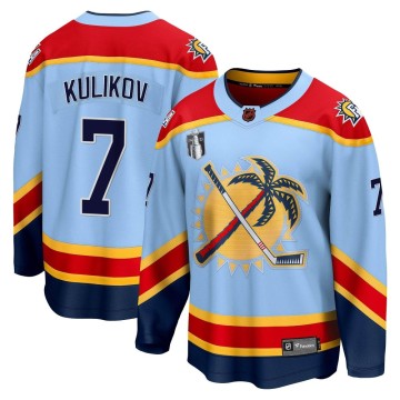 Breakaway Fanatics Branded Youth Dmitry Kulikov Florida Panthers Special Edition 2.0 2023 Stanley Cup Final Jersey - Light Blue