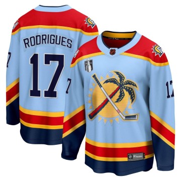 Breakaway Fanatics Branded Youth Evan Rodrigues Florida Panthers Special Edition 2.0 2023 Stanley Cup Final Jersey - Light Blue