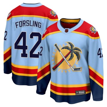 Breakaway Fanatics Branded Youth Gustav Forsling Florida Panthers Special Edition 2.0 Jersey - Light Blue
