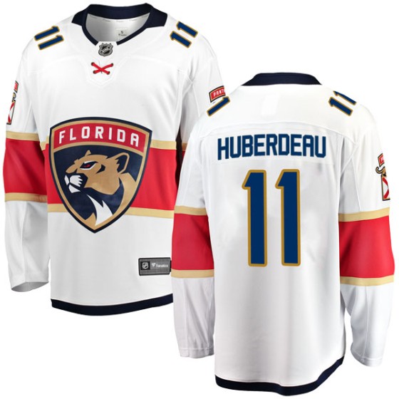Authentic Adidas Adult Jonathan Huberdeau White Away Jersey