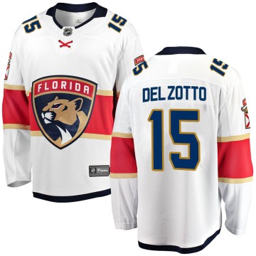 Breakaway Fanatics Branded Youth Michael Del Zotto Florida Panthers Away Jersey - White