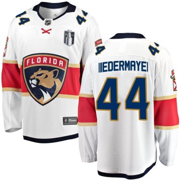 Breakaway Fanatics Branded Youth Rob Niedermayer Florida Panthers Away 2023 Stanley Cup Final Jersey - White