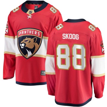 Breakaway Fanatics Branded Youth Wilmer Skoog Florida Panthers Home Jersey - Red
