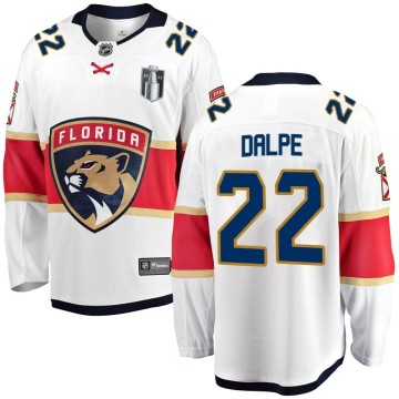 Breakaway Fanatics Branded Youth Zac Dalpe Florida Panthers Away 2023 Stanley Cup Final Jersey - White